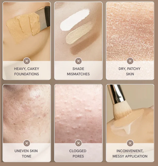 SkinSync®™ Barra de Base Inteligente [Se Adapta a Tu Tono en Segundos]