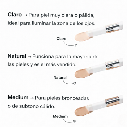 SkinSync®™ Barra de Base Inteligente [Se Adapta a Tu Tono en Segundos]