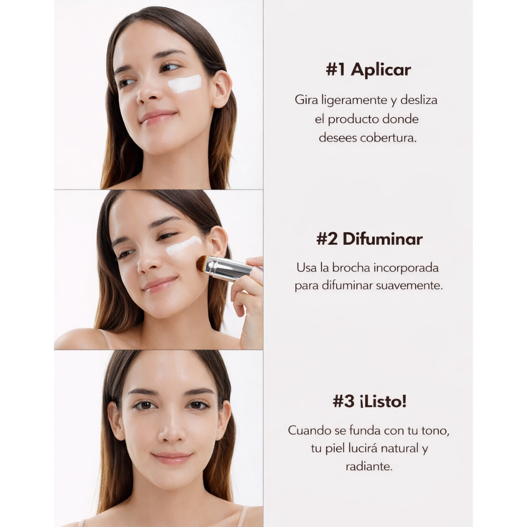 SkinSync®™ Barra de Base Inteligente [Se Adapta a Tu Tono en Segundos]