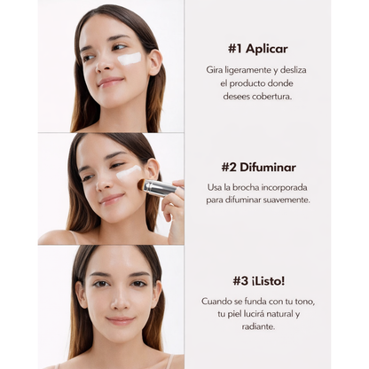 SkinSync®™ Barra de Base Inteligente [Se Adapta a Tu Tono en Segundos]